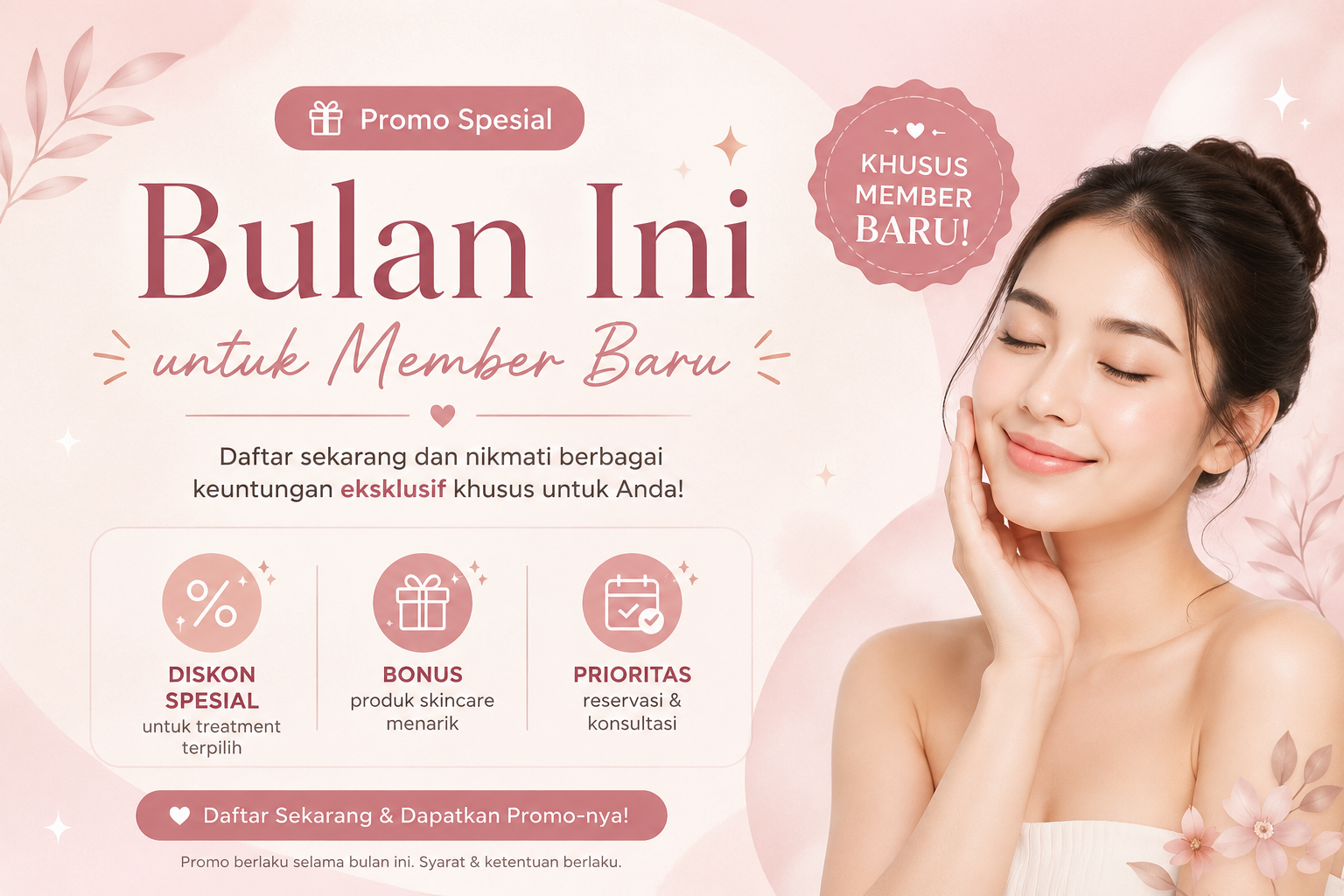 Promo Spesial Bulan Ini untuk Member Baru